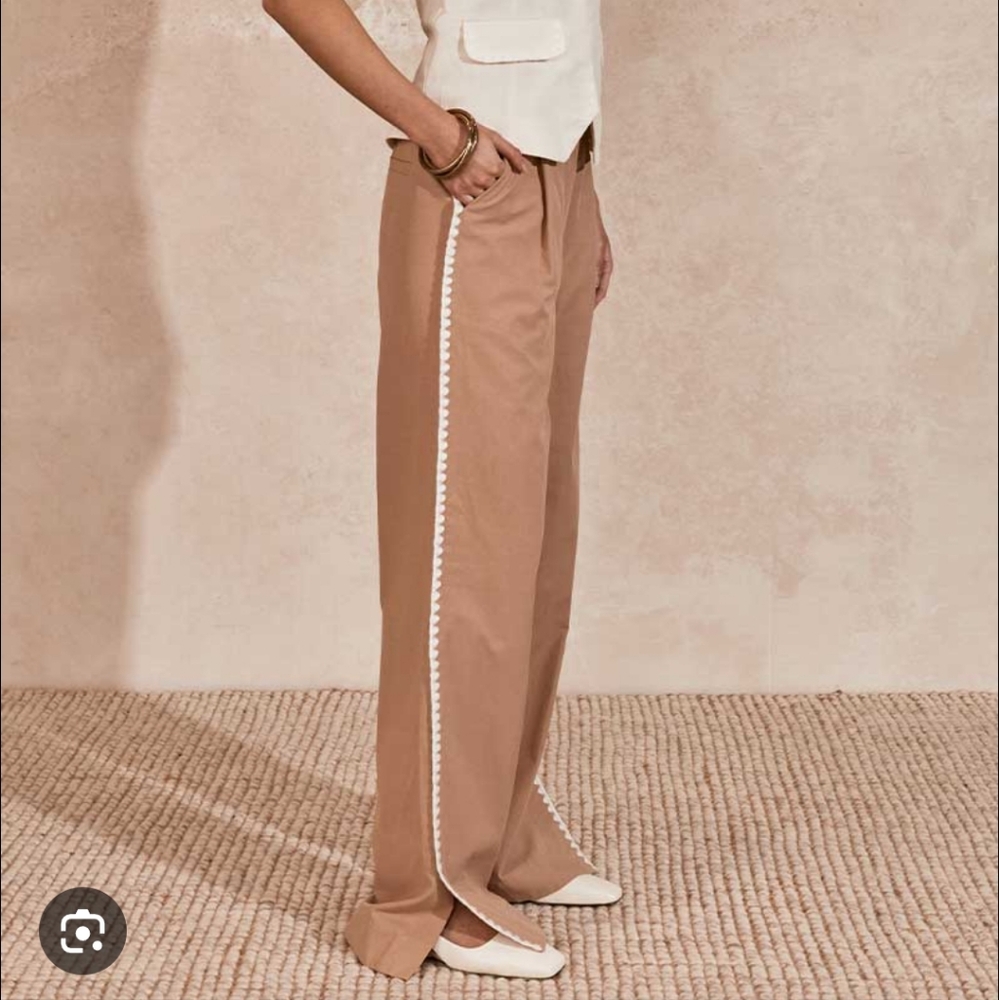 NWT ANTHROPOLOGIE MON RENN LISLE PANT SIZE L